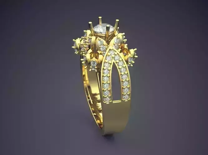 Thick Ring With Diamond VJR80