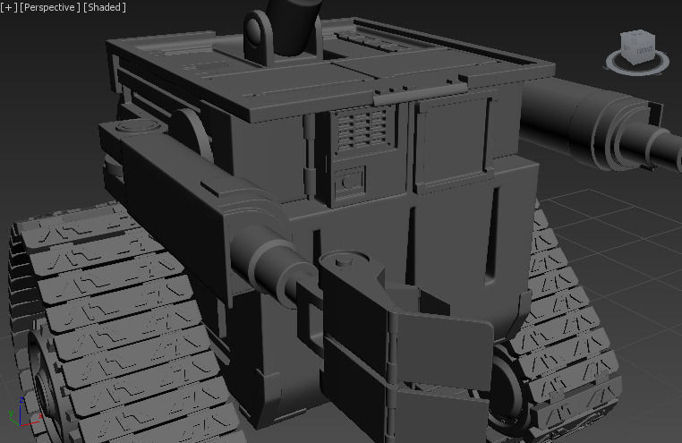 WALL-E wall - e robot Low-poly 3D model_9