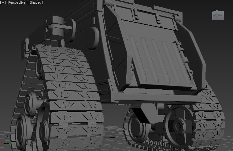 WALL-E wall - e robot Low-poly 3D model_7