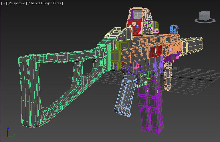 HK UMP Low-poly 3D model_7