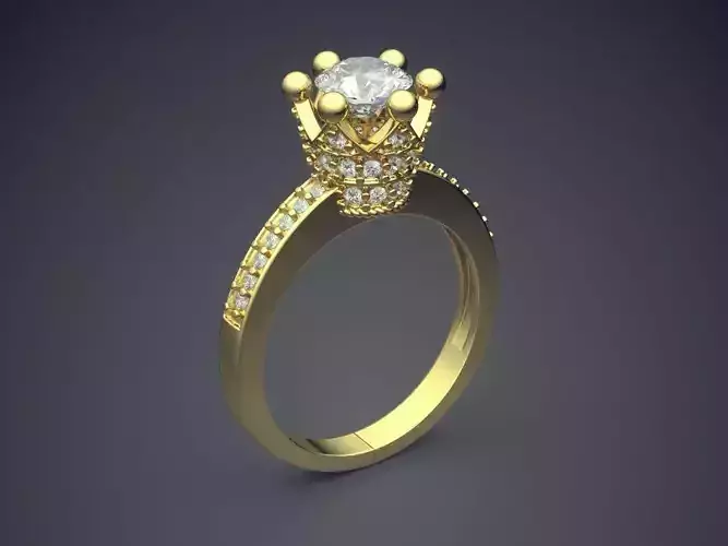Engagement Ring With Diamonds VJR43