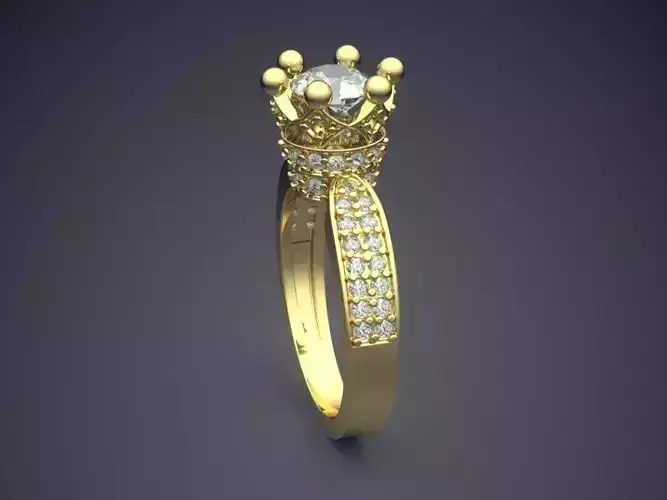 Engagement Ring With Diamonds VJR26-1