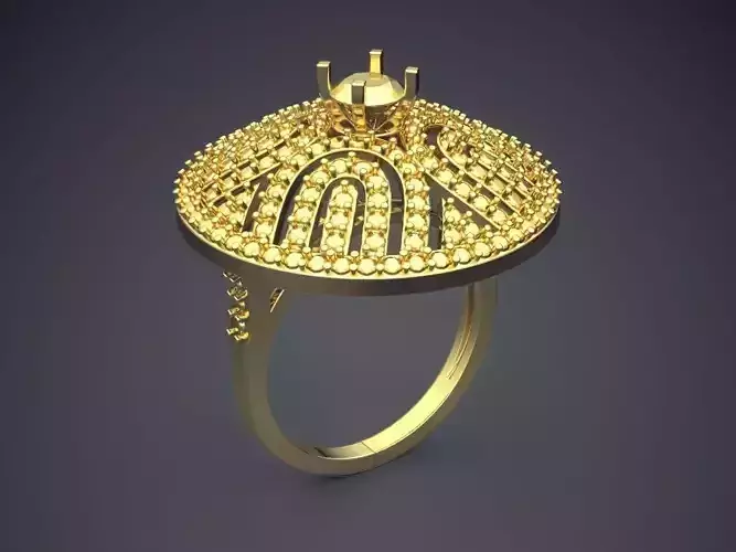 Engagement Ring VJR19 3D print model