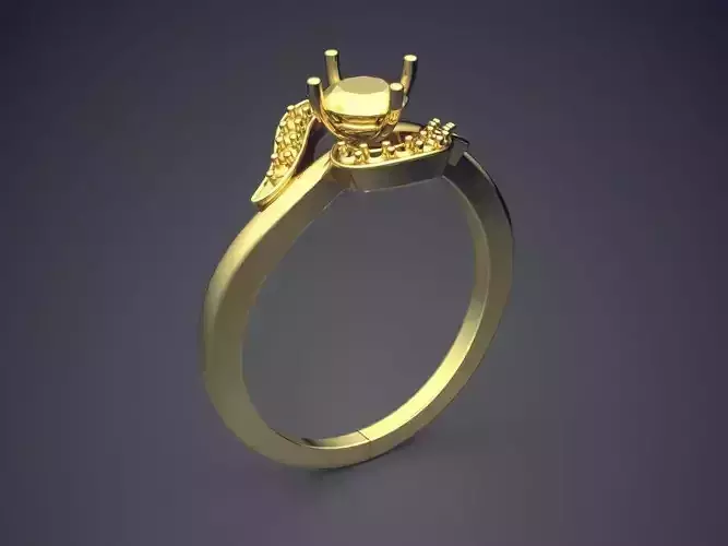 Engagement Ring VJR139 3D print model