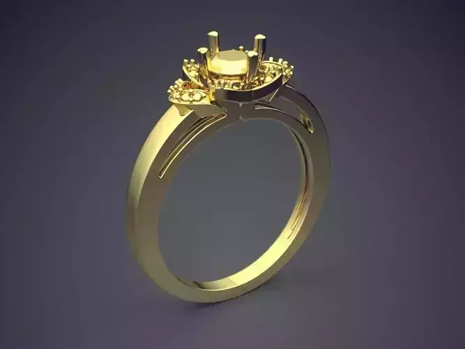 Engagement Ring VJR135 3D print model