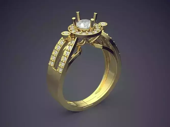 Ring With Diamonds VJR133