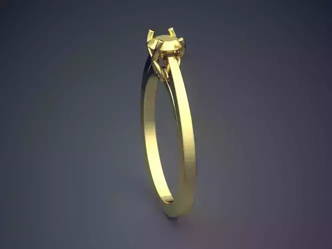 Thin Engagement Ring VJR121