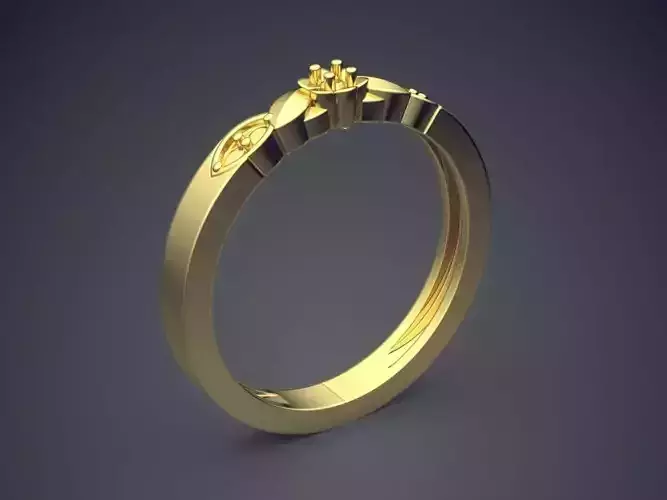 Engraved Ring VJR108 3D print model