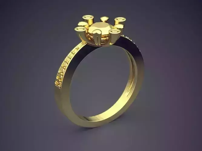 Ring With Diamonds VJR08