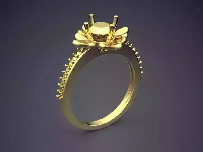 Engagement Ring  3D print model