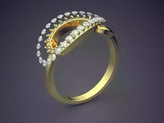 Ring With Diamonds 