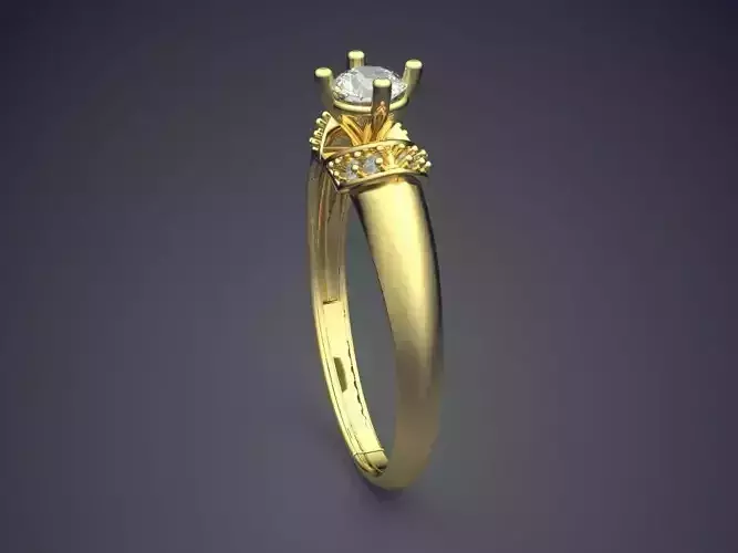 Ring With Diamonds R-2985