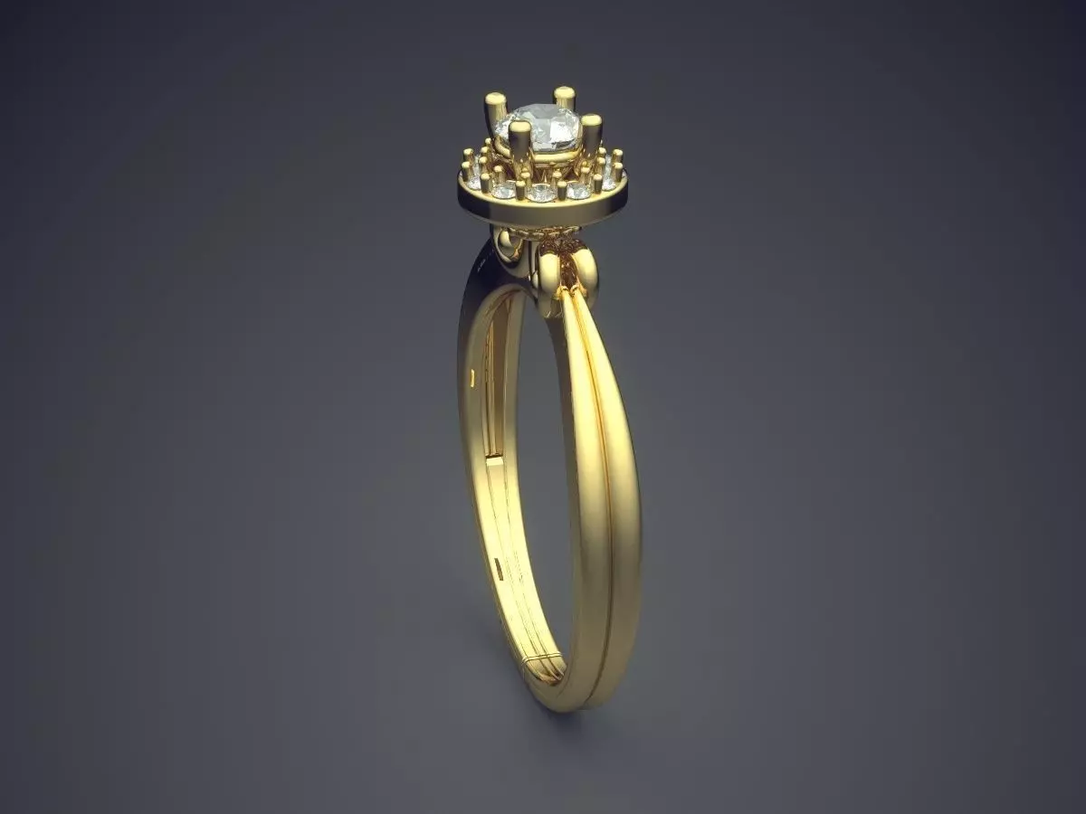 Ring R-2982 3D print model_3