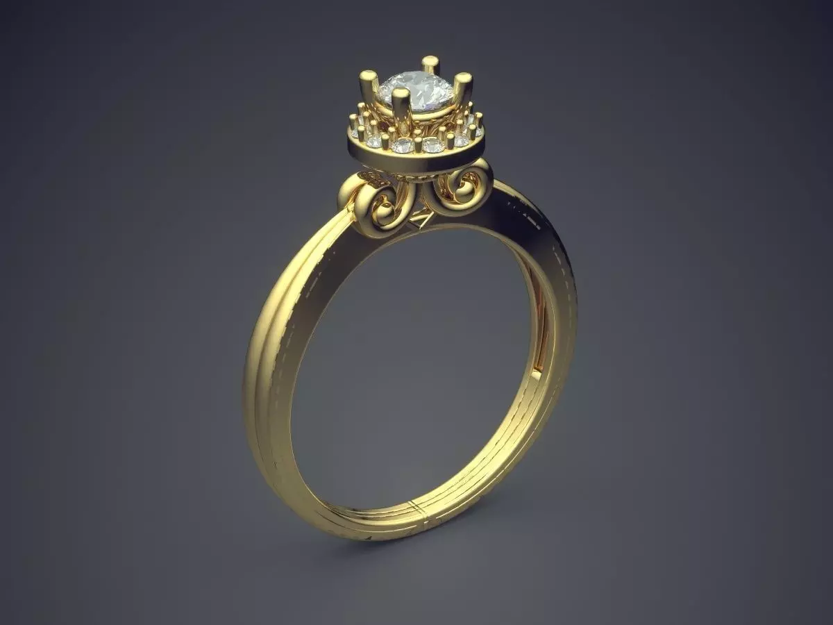 Ring R-2982 3D print model_0