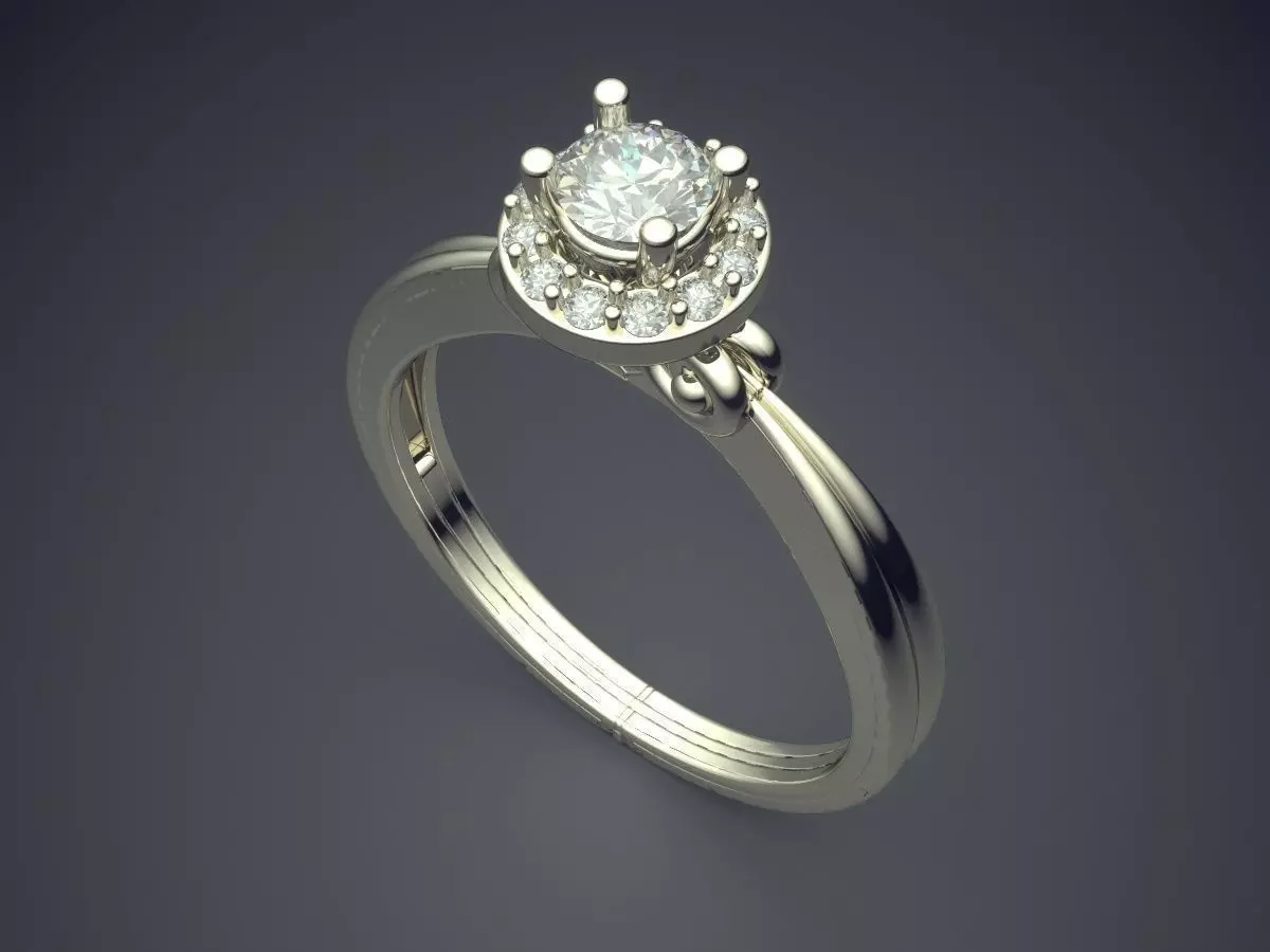 Ring R-2982 3D print model_1