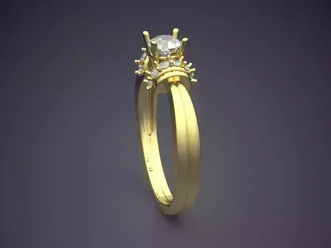 Ring With Diamonds R-2968