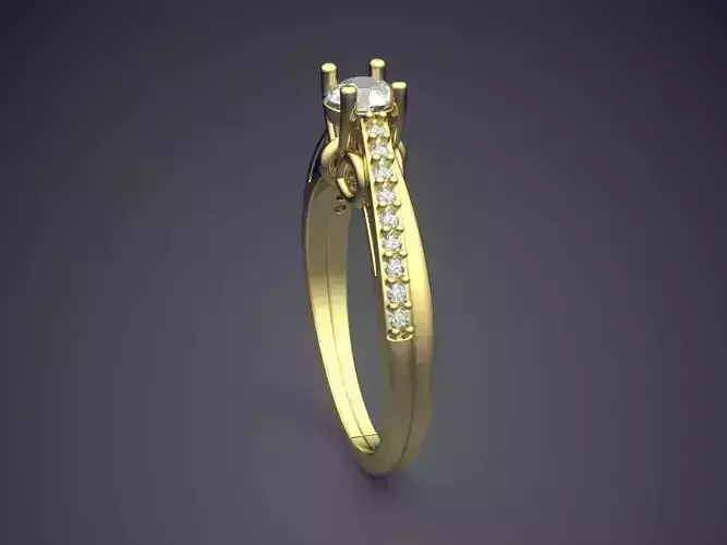 Ring With Diamonds R-2952