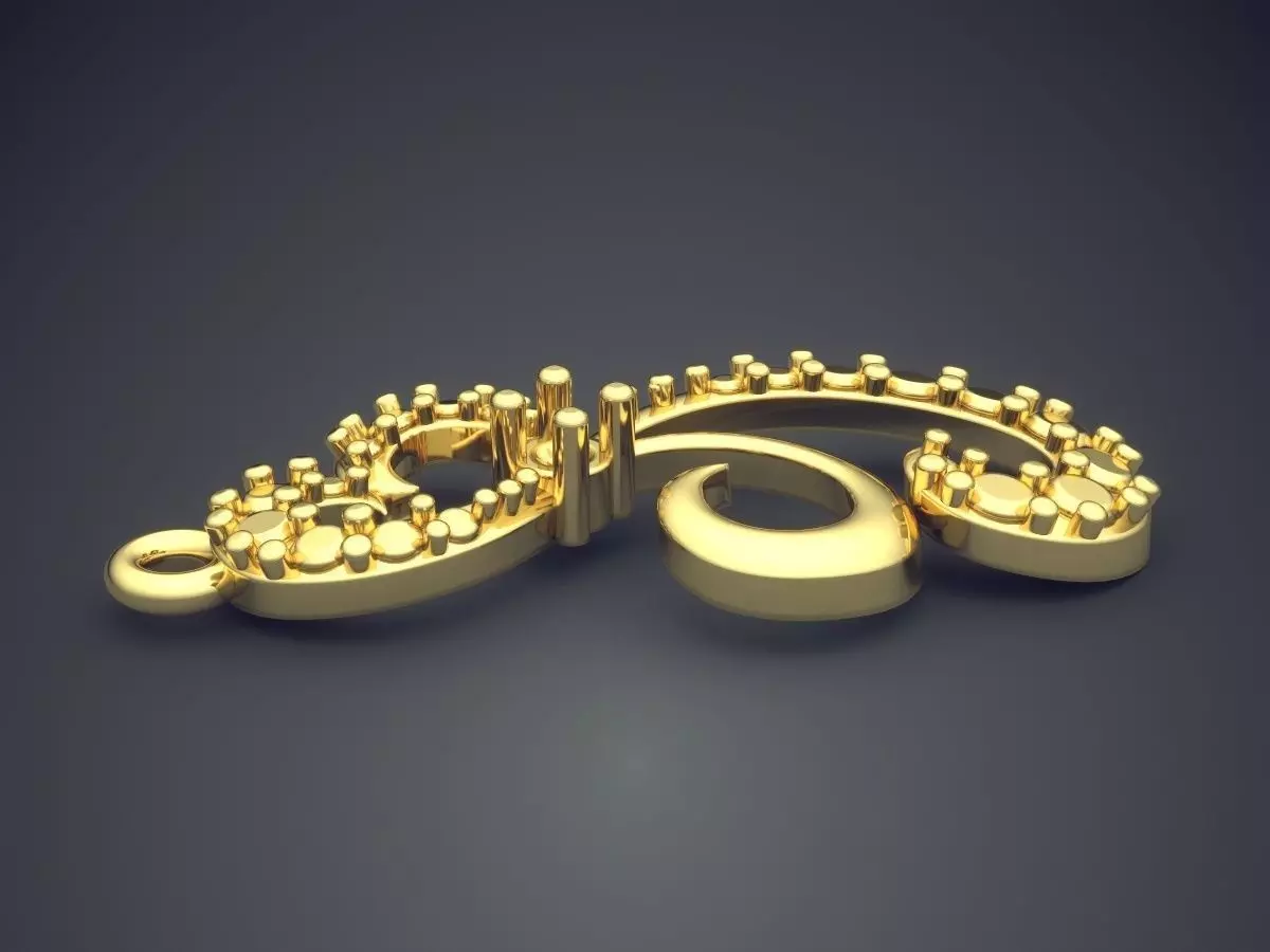 Pendant PS-118 3D print model_3