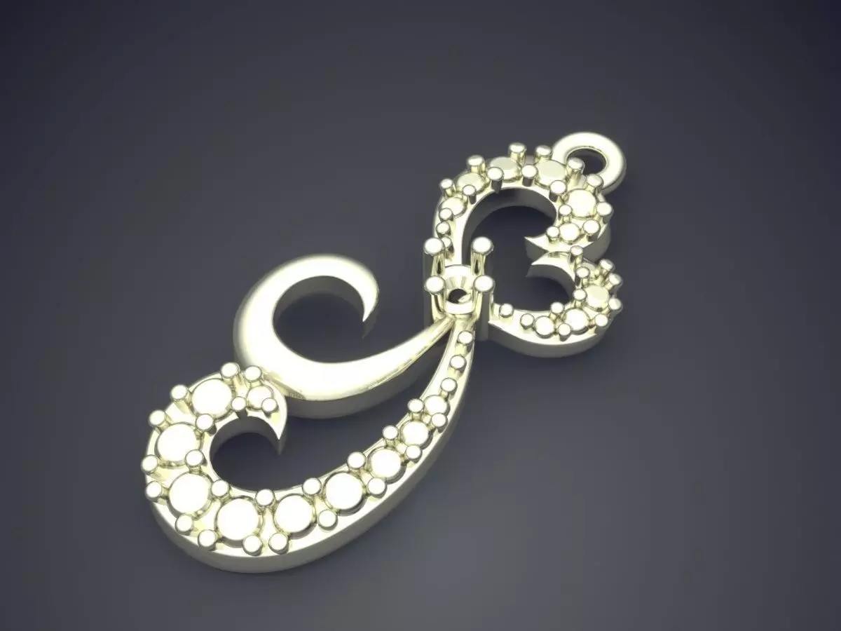 Pendant PS-118 3D print model_1