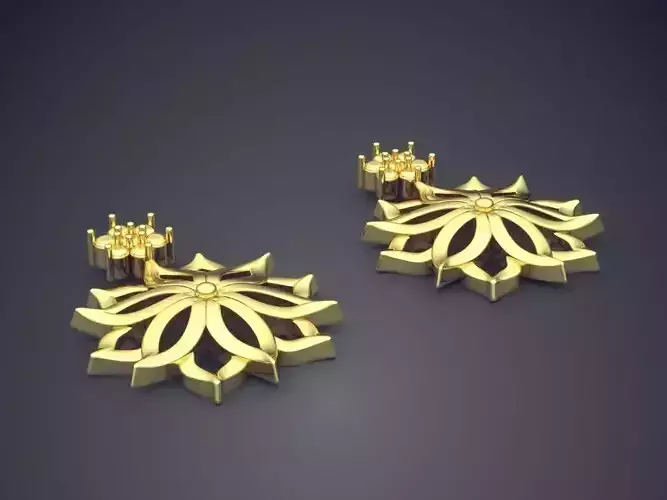 Star Shaped Earrings