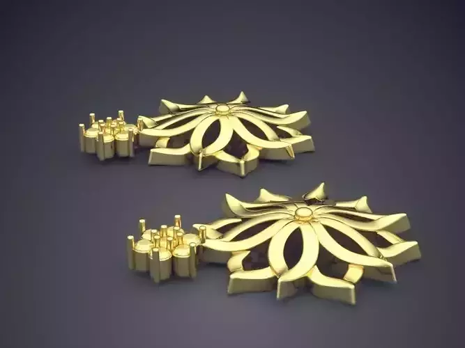 Star Shaped Earrings