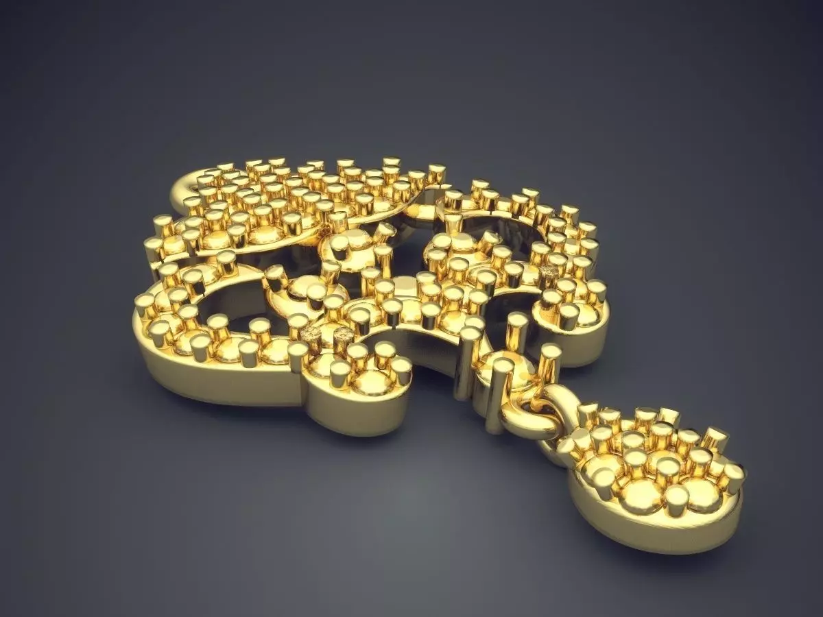 Pendant P25 3D print model_0