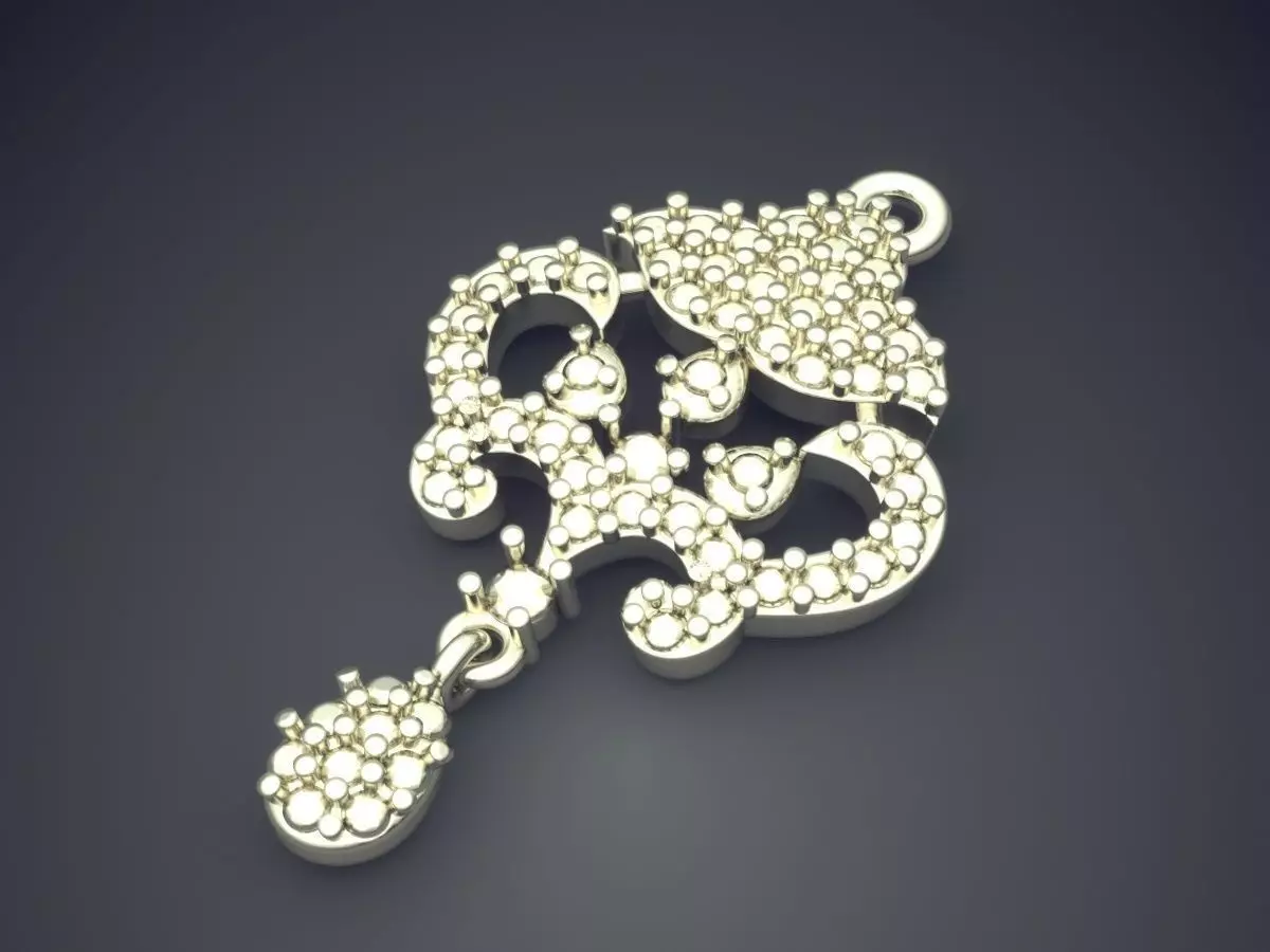 Pendant P25 3D print model_1