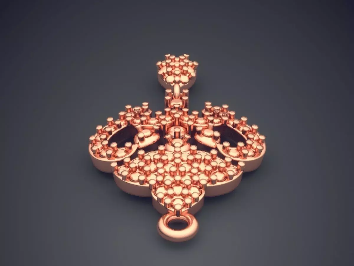 Pendant P25 3D print model_2