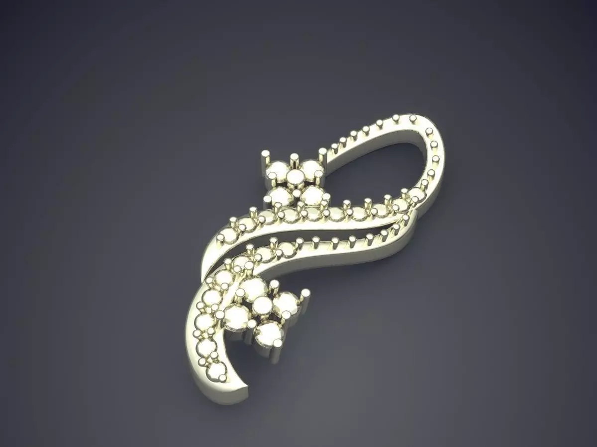 Pendant P16-1 3D print model_1