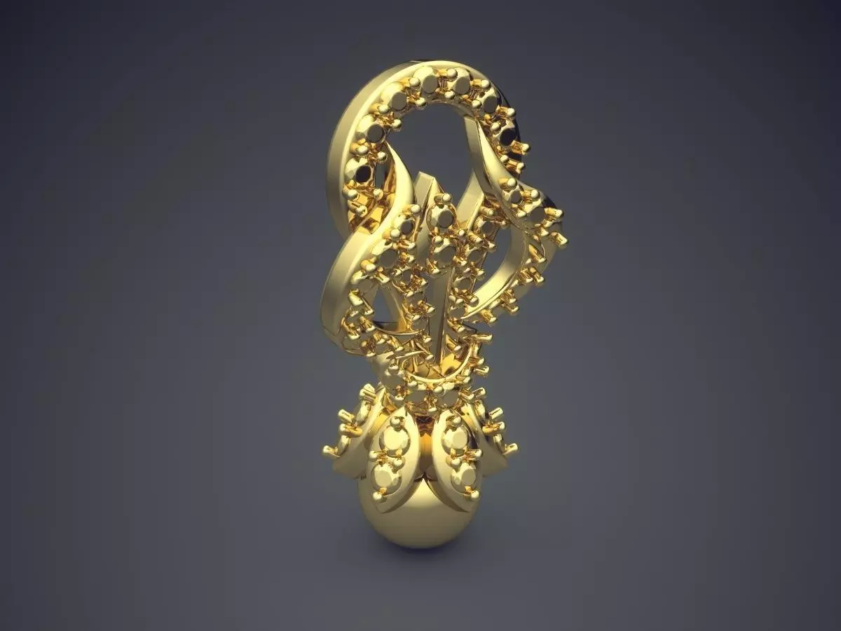 Pendant P12 3D print model_0
