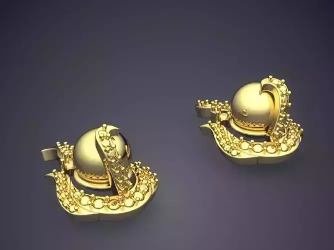 Earrings P04-2 3D print model