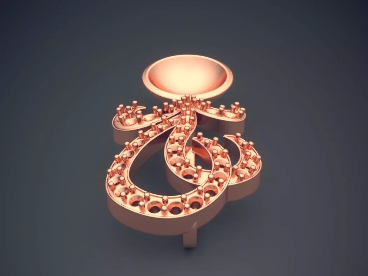 Pendant P01 3D print model_2