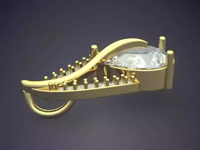 Pendant With Diamonds P-1909-2