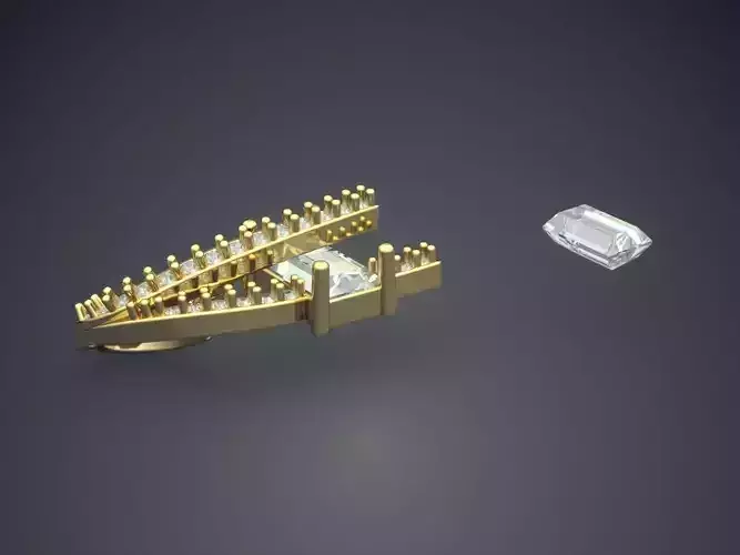 Pendant With Diamonds P-1907