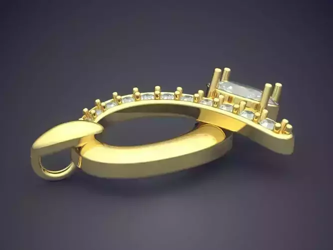 Pendant With Diamonds P-1902