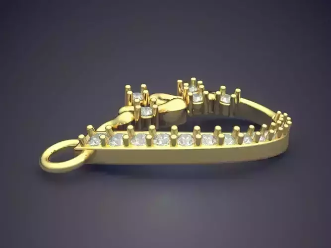 Pendant With Diamonds P-1866