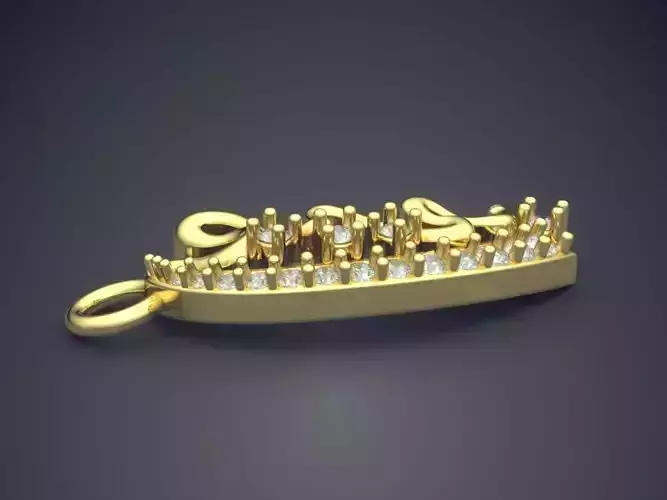 Pendant With Diamonds P-1864