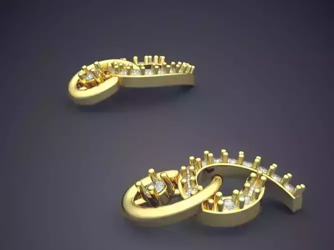 Intertwine Earrings P 1863 2 