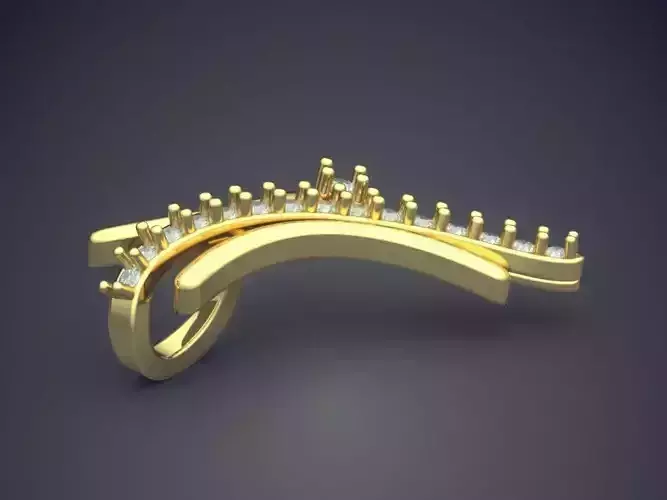 Pendant With Diamonds P-1861