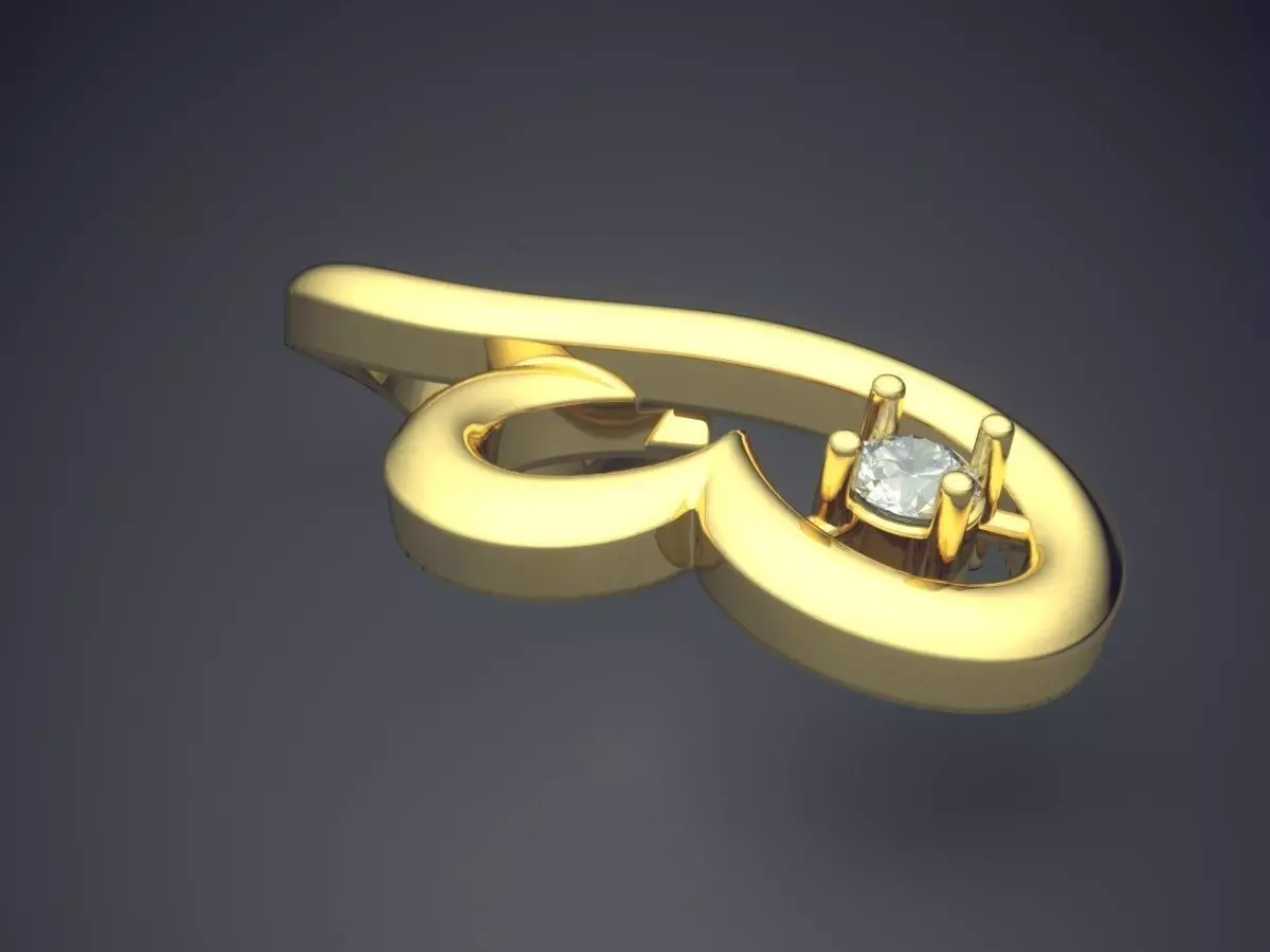 Pendant P-1832 3D print model_0