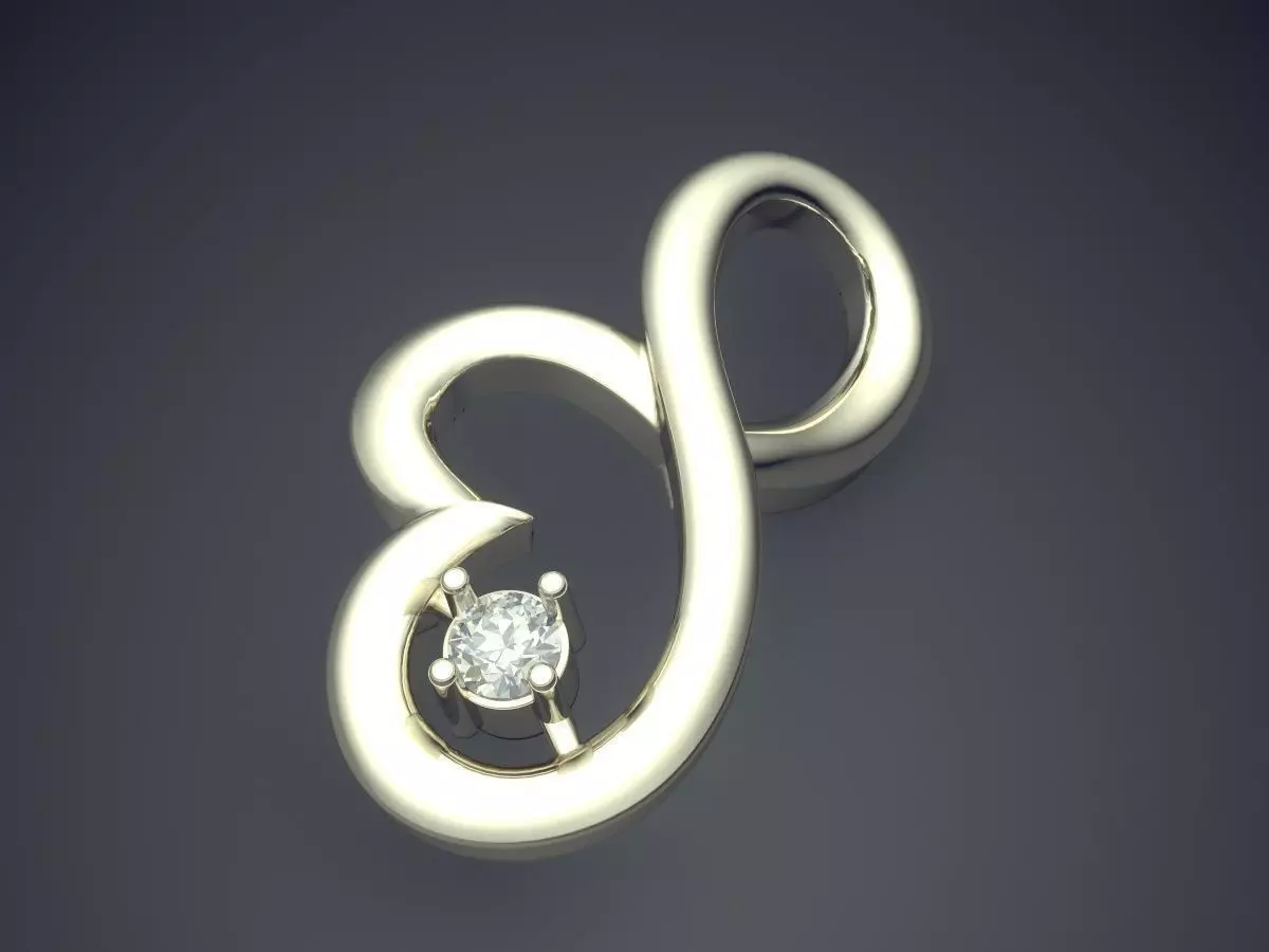 Pendant P-1832 3D print model_1