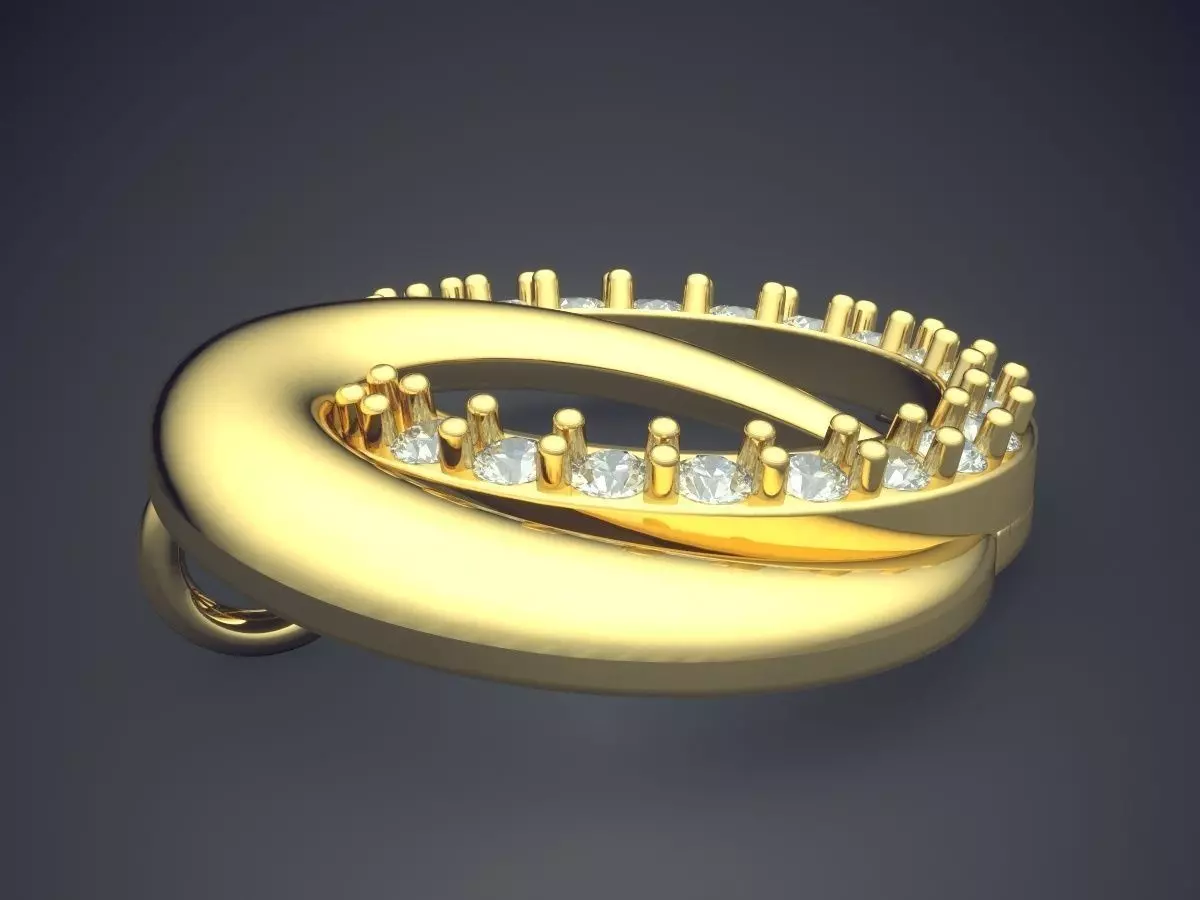 Pendant P-1831 3D print model_3