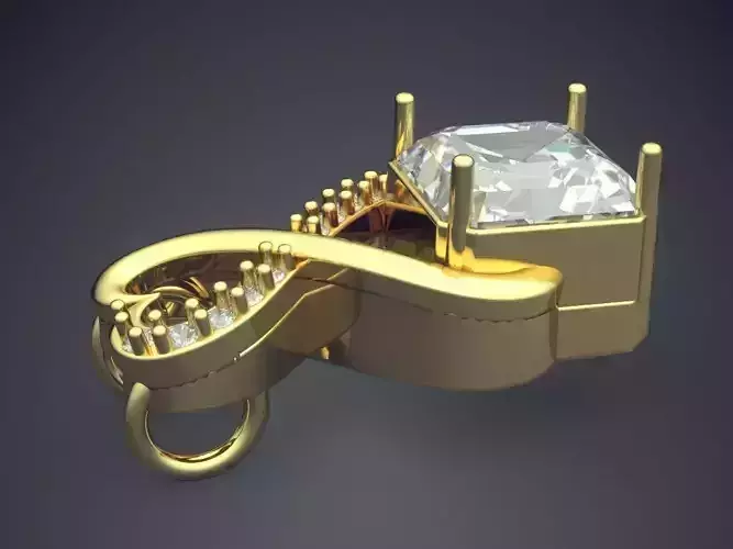 Pendant With Diamond P-1816