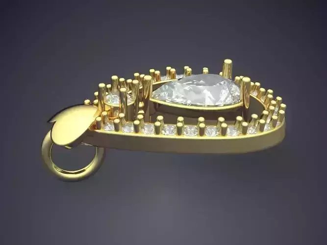 Pendant With Diamonds P-1811