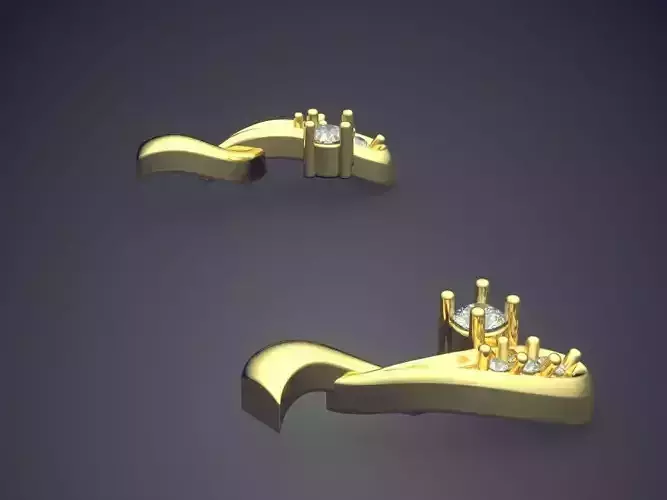 Hook Shaped Small Earrings P 1808 2