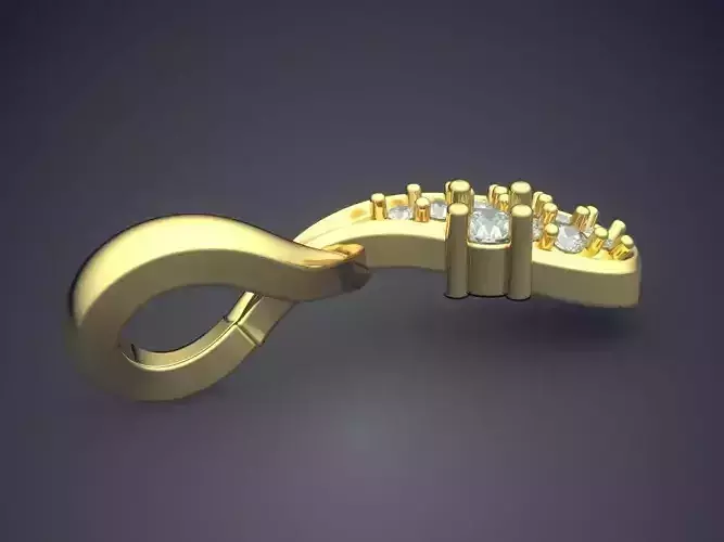 Pendant With Diamonds P-1808