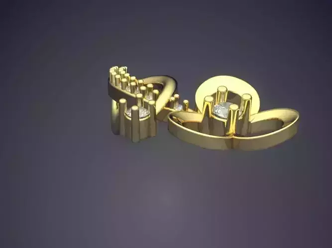 Pendant With Diamonds P-1807