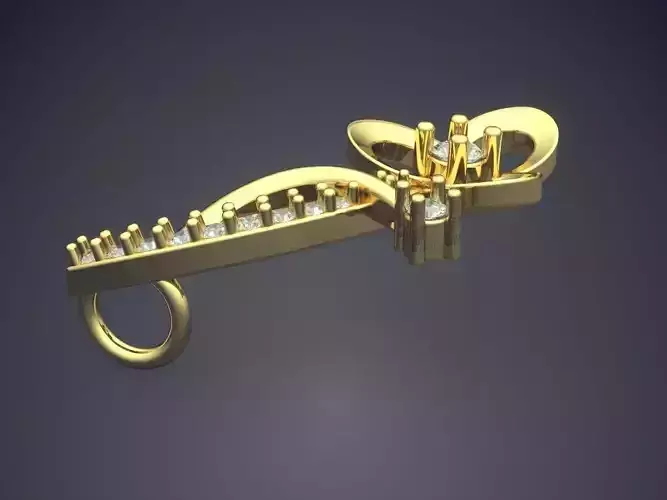 Pendant With Diamonds P-1807