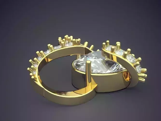 Pendant With Diamonds P-1799