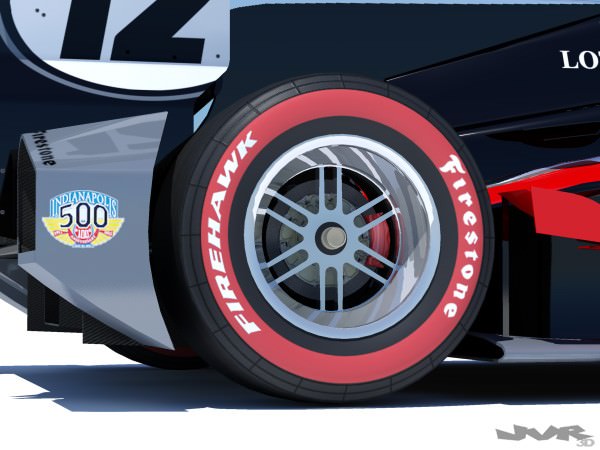 Indycar 2012 Road course concept 3D model_12